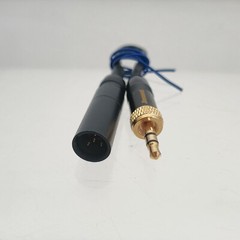 Adapter Cable SHURE Headset or Lapel Mic To SENNHEISER TA4M TO 3.5mm Locking