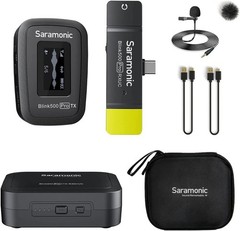 Saramonic Advanced Blink500 Pro B5 Dual-Channel 2.4G Wireless Mic System, Black