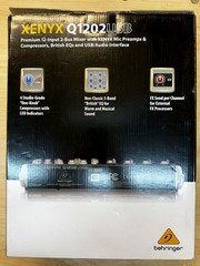 Behringer Xenyx 1202USB in Original Box, Gently Used, Works! Audio Mixer