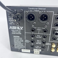 Ashly MX-508 (MX508) 8-Input Stereo Mic/Line Mixer EQ USA
