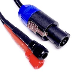 CNCESS CESS-089 Speakon Plug to Female Banana Jack Speaker Cable, Accept Banana