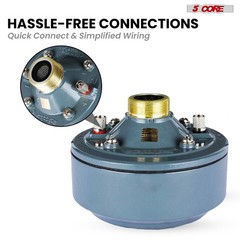 5Core Compression Driver Tweeter Diaphragm 16Ω Throat Twist Horn Timpano Speaker