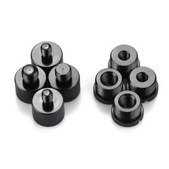 8* Mic Stand Thread Adapter Kit 5/8 Female To 3/8 Male 5/8 Female To 1/4 Male