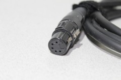 5-Pin XLR Male to XLR Female cable 3 ft