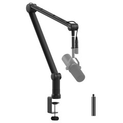 IXTECH Boom Arm Mic Stand with Extension High Profile, 3 WITH EXTENSION TUBE