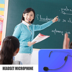 HOTEC Replacement Headset Microphone with 3.5Mm Locking Screw Plug, Unidirection