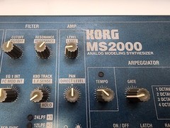 KORG MS2000 Virtual Analog Modeling Synthesizer keyboard