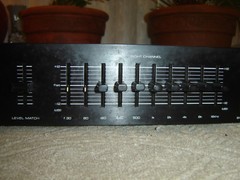 Parasound EQ f210, Black Version,Stereo 10 Band Graphic Equalizer, Eq, Vintage