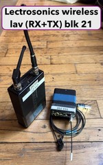 5 Lectrosonics UCR 195 D wireless lav (Blocks 19, 21, 22, 23)