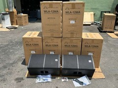 (6) Wharfedale WLA-12MA, 12-Inches Active Monitor Loudspeaker 1500W #6194 (THS)