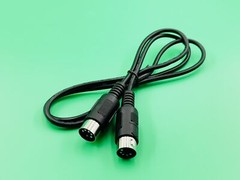 3ft MIDI Cable with 5 Pin DIN Plugs – Black 1 meter 8532