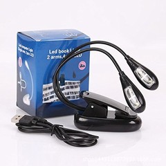 Soarun Music Stand Light/Led Book Reading Light/USB and Compact, Black
