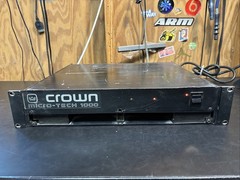 CROWN Micro-Tech 1000 500-watt stereo/800-watt bridged Power Amp Tested Working