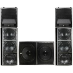 Yorkville Sound SA221S Dual 21″ Synergy Array 6000W Active Portable PA Subwoofer