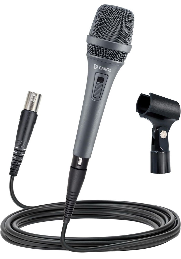 CAROL Dynamic Microphone PS-1 / AC-900S Gray NEW/SEALED