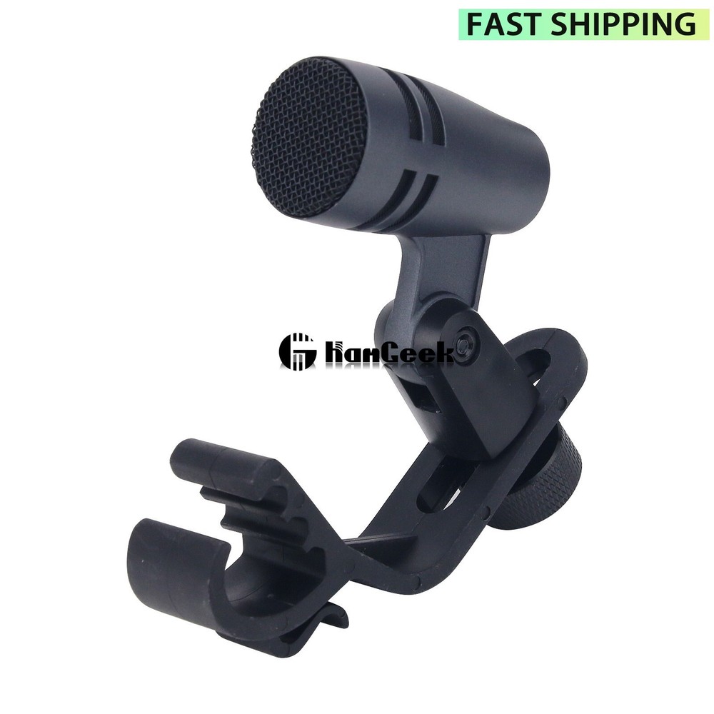 E604 Dynamic Microphone Cardioid Mic Instrument Pickup Mic w/ Clip Arm Mount