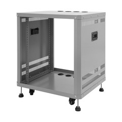 Grey 12U 19.8*22.4*23.6 in Carbon Steel Network & Stereo Rack For Nightclubs