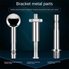 ThtRht 3 Pack Boom Arm to 17mm Ball 1/4 inch 3/8 Screw Bolt Mount Connector A…