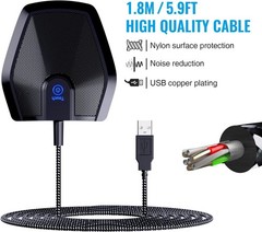 Durable Mini USB Microphone with Voice Activation – Perfect for Court Reports
