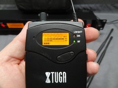 Tuga RW2080 Mono UHF Wireless In-Ear Monitor (4) Bodypack Receiver 902-928MHz