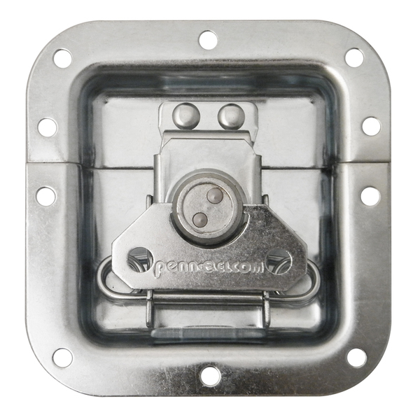 Penn Elcom Medium Recessed Butterfly Latch in Deep Plain Dish L905/915Z