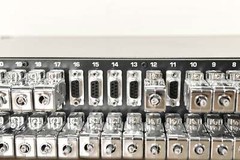 AVP JR-48N 2RU Patch Panel with 24 Send/Receive Circuit Pairs CG0044H
