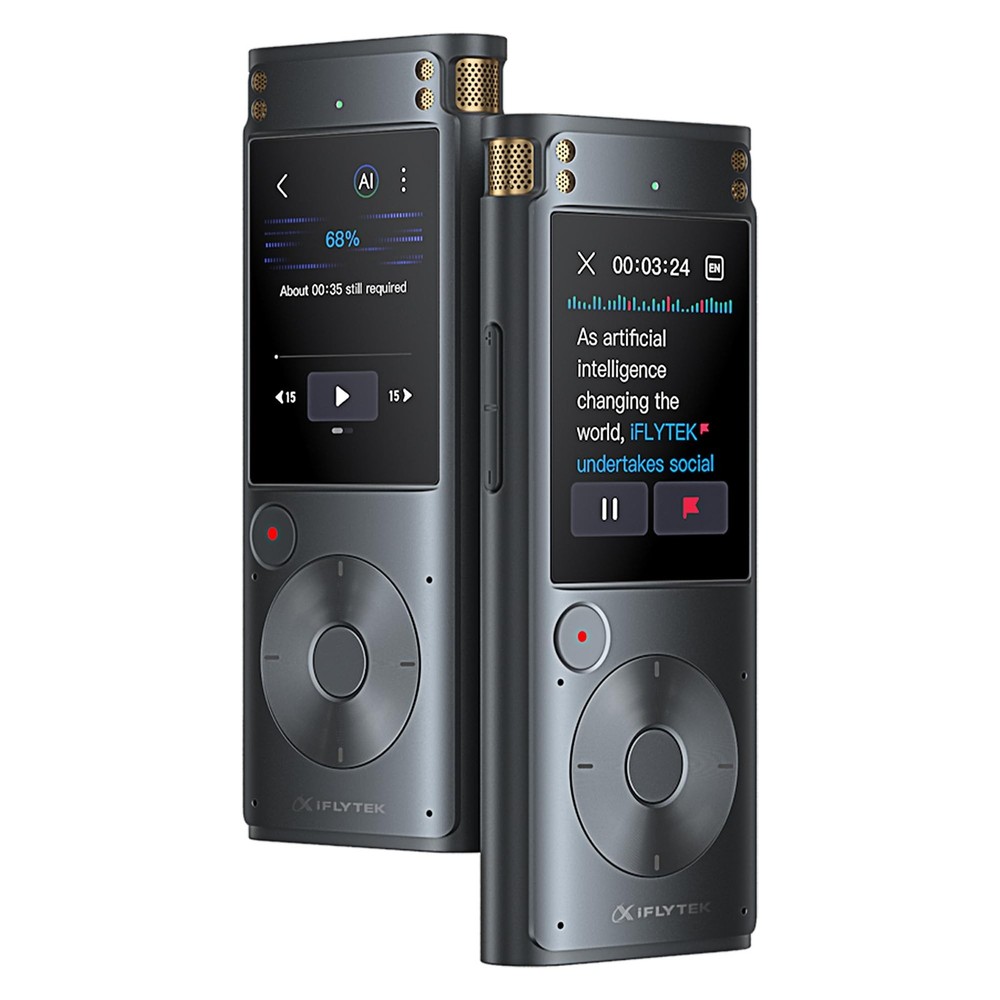 iFLYTEK Offline Voice Recorder with Playback, Secure Digital Recorder with AI…