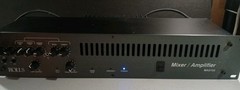 Rolls Mixer/Amplifier MA2152 Heavy Black Multiple Inputs 2 Mic Inputs Nice
