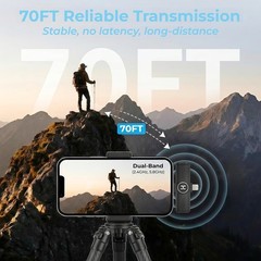 Wireless Lavalier Microphone with Noise Reduction for iOS & Android Devices