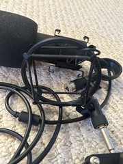 Black Wired Condenser Microphone Mic With A-Pillar Mic Stand – Great Condition!