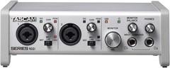 Tascam SERIES 102i 10 IN/2 OUT USB Audio Interface with MIDI, DAW Silver