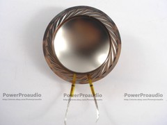 2x Titanium Dome+ Voice coil Round Wire 8ohm 44.4mm Tweeters Voice Coil