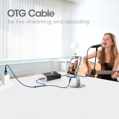OTG DAC Cable with Charging, 10Ft Lightning to USB C Microphone and Streaming…