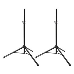 JBL EON715 15″ 1300W Powered PA Speaker Pair, Bundle with Stands and Cables