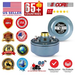 5Core Compression Driver Tweeter Diaphragm 16Ω Throat Twist Horn Timpano Speaker