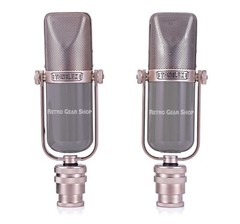 Tonelux JC37 Stereo Matched Pair Tube Condenser Microphone New