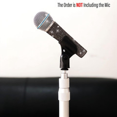 B58 Black Mic Handle Sleeve Fit Universal Wired Microphone SM58LC, Beta 58A, Git