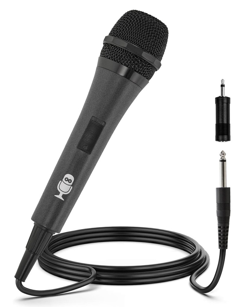 Wired Microphone for Karaoke, (Black) – Unidirectional Dynamic Vocal Micropho…