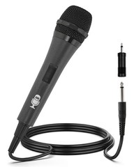 Wired Microphone for Karaoke, (Black) – Unidirectional Dynamic Vocal Micropho…