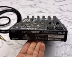 Behringer Xenyx 802 Premium 8-Input 2-Bus Mixer Console w/ Cord