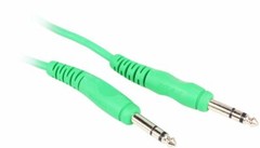 2 Rockville RCTR110G Green 10′ 1/4“ TRS to 1/4“ TRS Cable 100% Copper