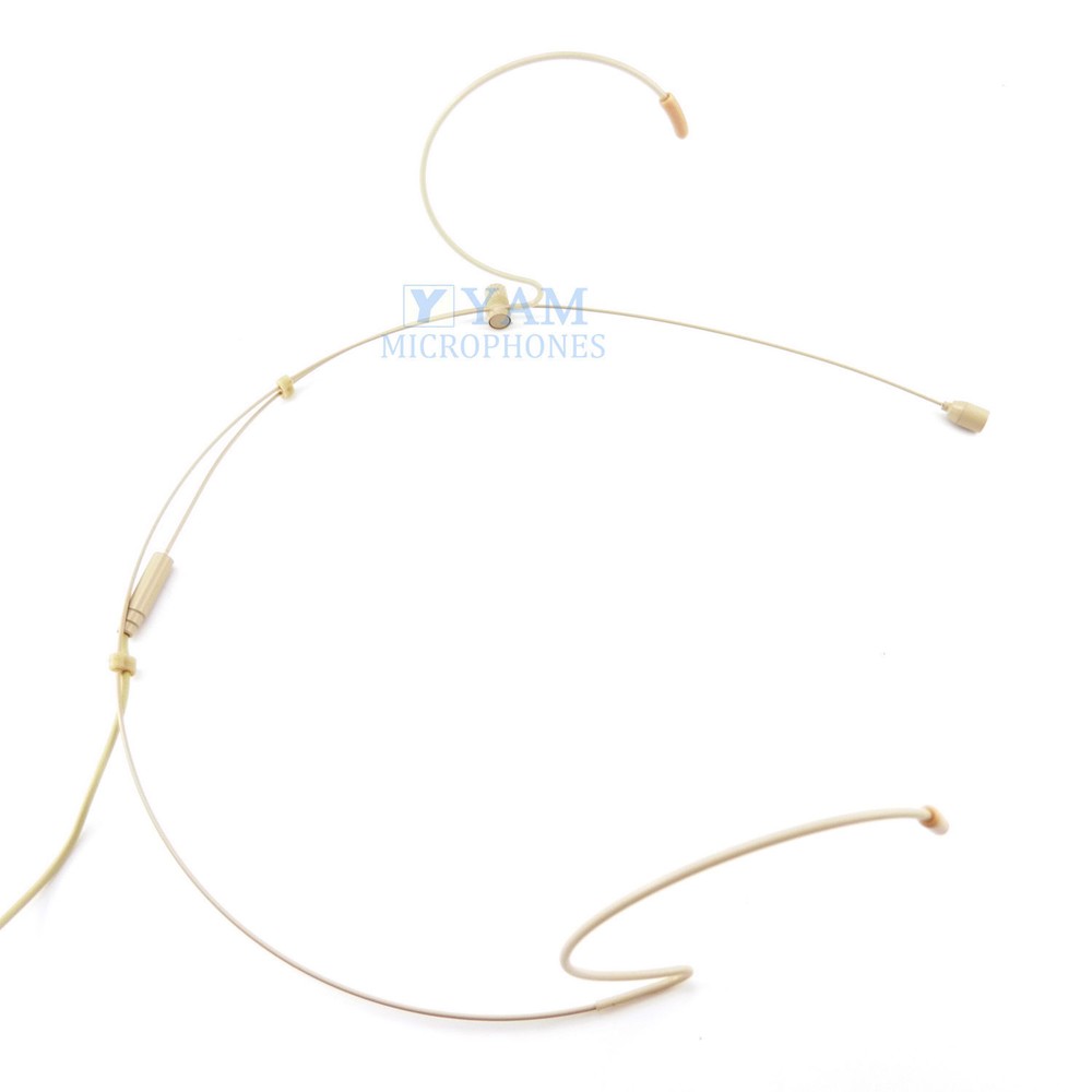 Dual Hook YAM Skin HM1-3D Headset Mic for GTD Audio Wireless system TA3F