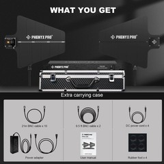 Phenyx Pro PAS-225X UHF Wireless Antenna Distribution System Bundle, Active D…