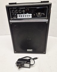 Pyle Portable Speaker Karaoke System – PWMAB250 Power Plug Tested Plays Radio