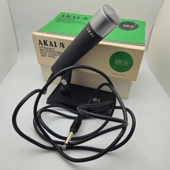 Akai DM-13 Dynamic Microphone Non Directional Original Box W/ Desktop Stand