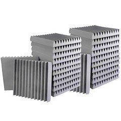 6-24- 96 x Acoustic Foam Panels Studio Noise Soundproofing Wall Tiles 12*12 inch
