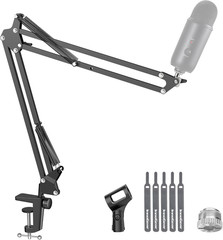 Innogear Boom Arm Microphone Mic Stand for Blue Yeti Hyperx Quadcast Solocast Sn