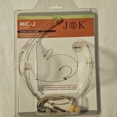 J K Professional Headset Headworn Microphone, specifically model MIC-J 071S.