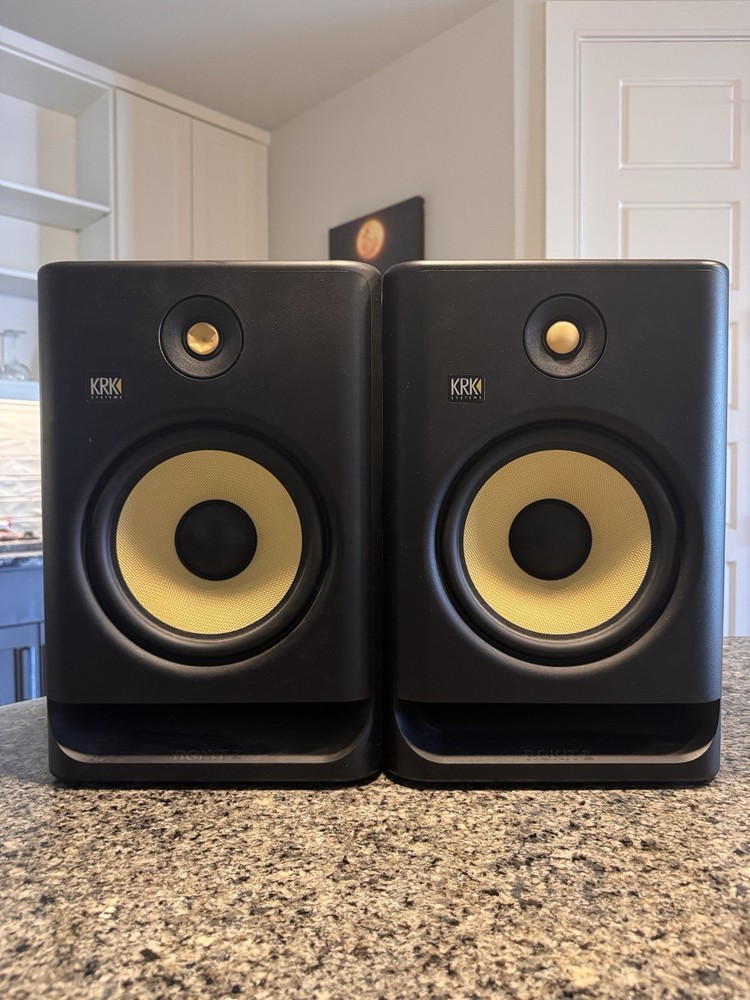 ROKIT KRK RP8G4 8″ Professional Powered G4 Studio Monitor X2