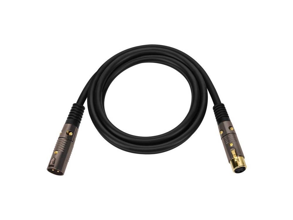 XLR Male to XLR Female Cable [Microphone & Interconnect] – 6 Feet | 16AWG